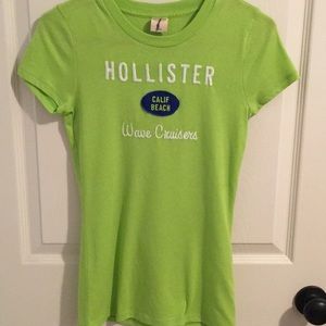 Green Hollister, wave cruisers beach tee